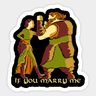 How to train your dragon 2 - If you marry me Sticker